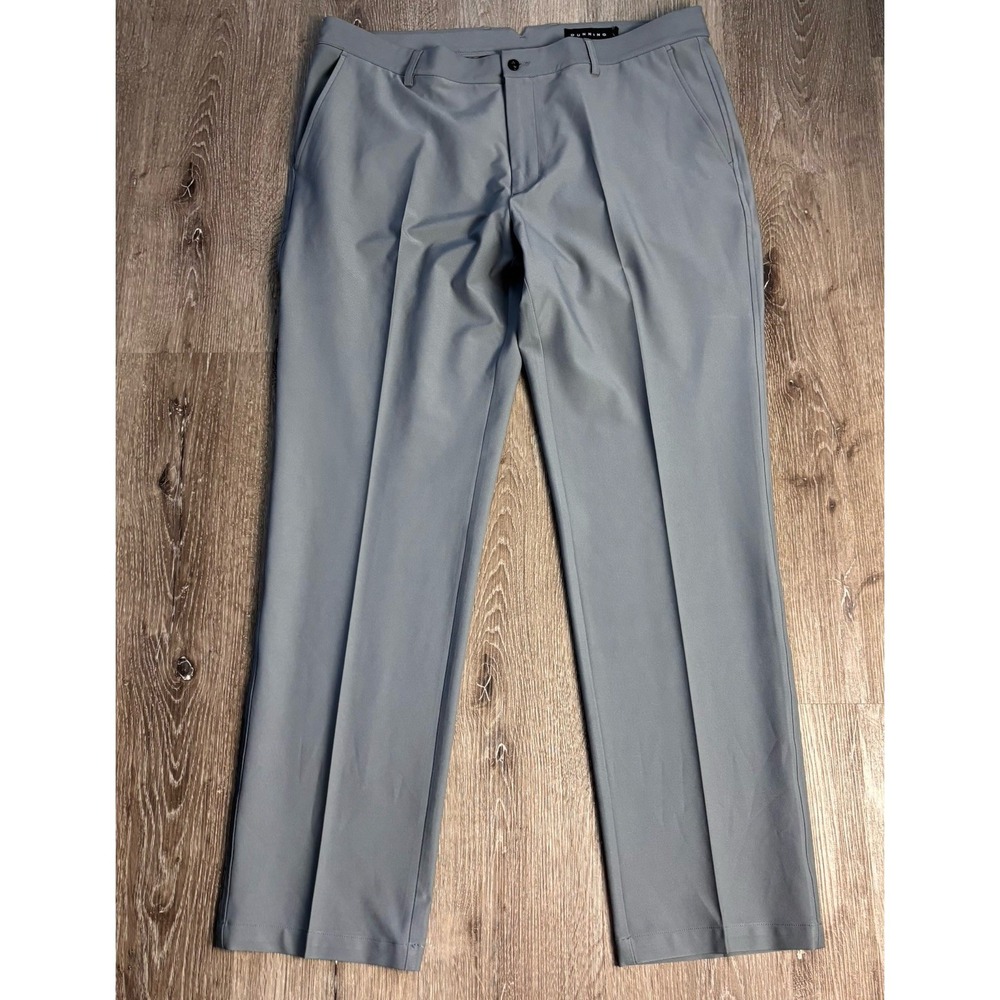 Dunning Golf Mens Performance Stretch Trousers Gray 38x32 Pants‎